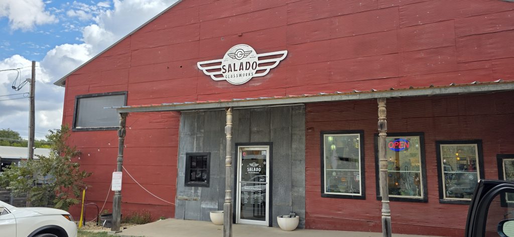 Salado Glassworks Storefront